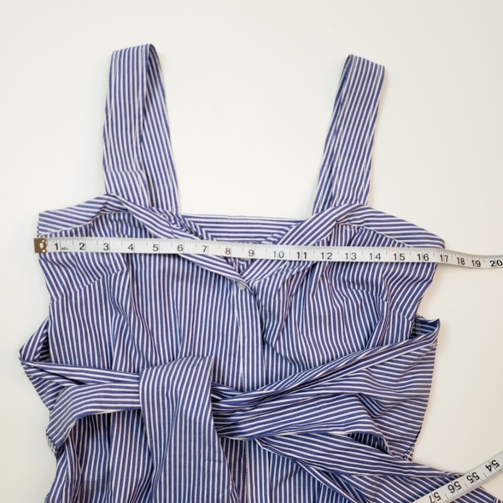 NWT Derek Lam 10 Crosby Tie Front Dress $395 SZ 6 - Picture 6 of 7
